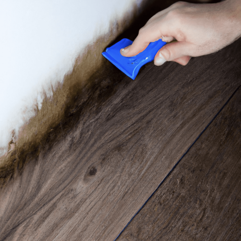 Mold removal from wood 2