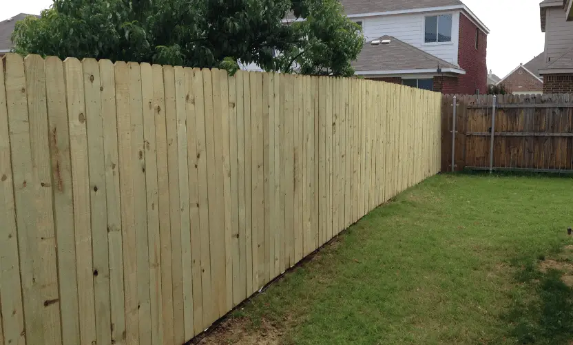 Spruce Wood Fence
