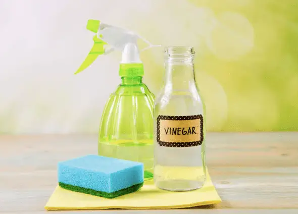 Use vinegar to get crayon off wood