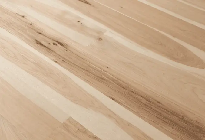 Hickorey wood floor