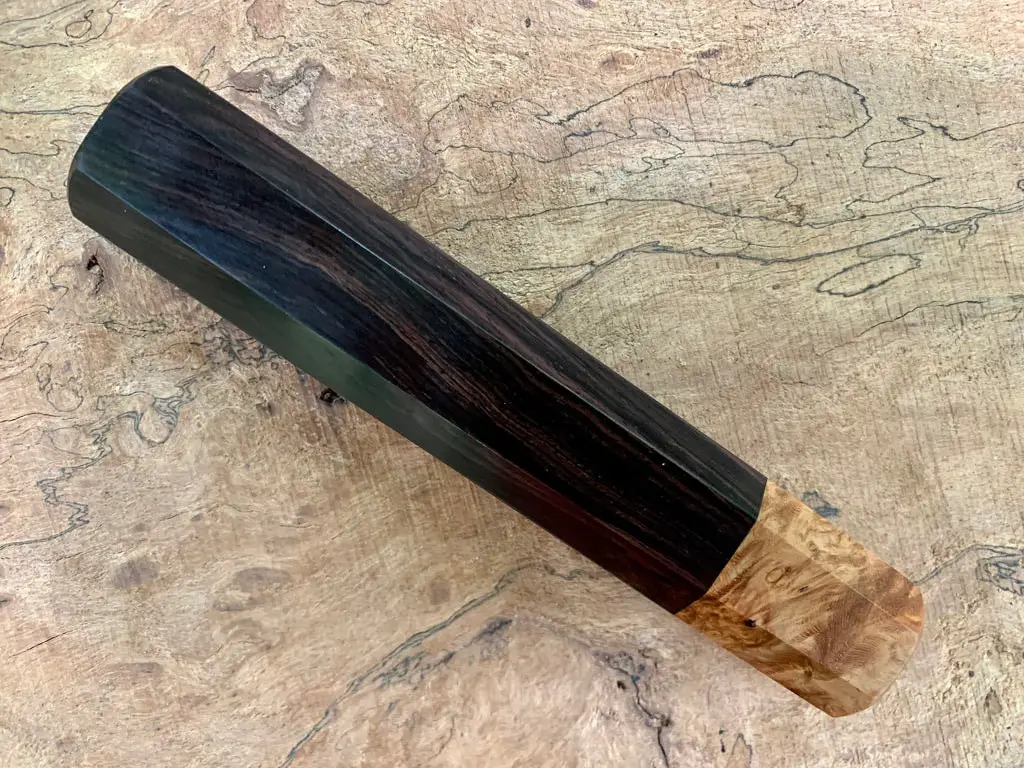 African Blackwood knife handle